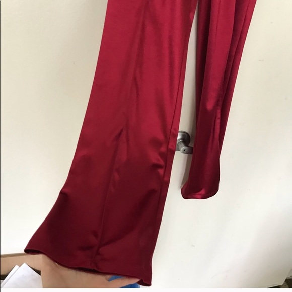 Red fashion nova flare pants - Picture 4 of 5